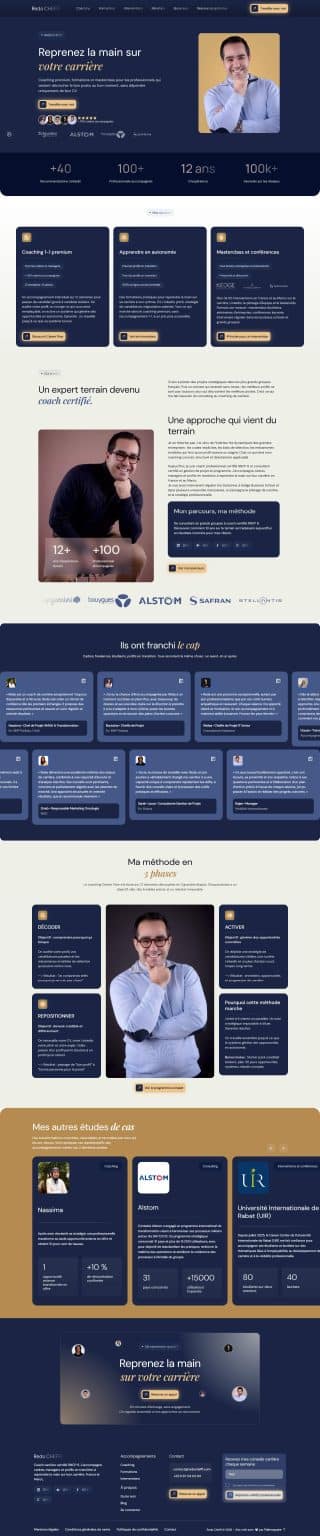 création site internet coach avec WordPress et Elementor