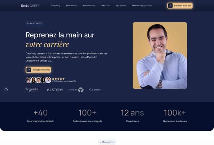 création site internet coach avec WordPress et Elementor