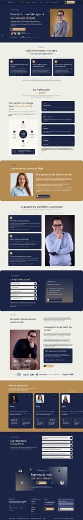 création site internet coach avec WordPress et Elementor